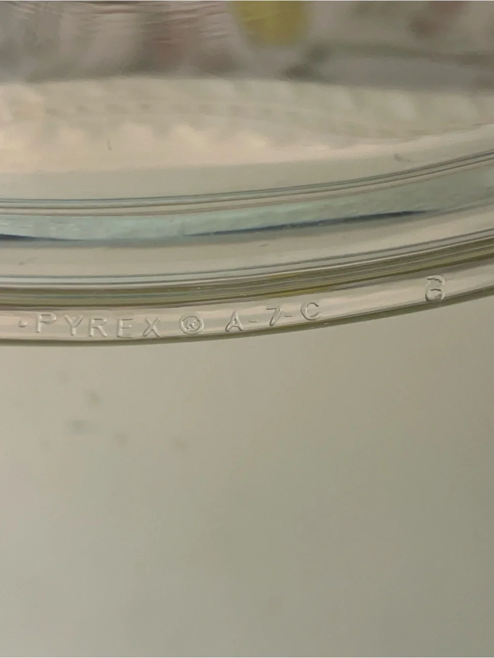 Corning Ware Pyrex square glass casserole lid A7C